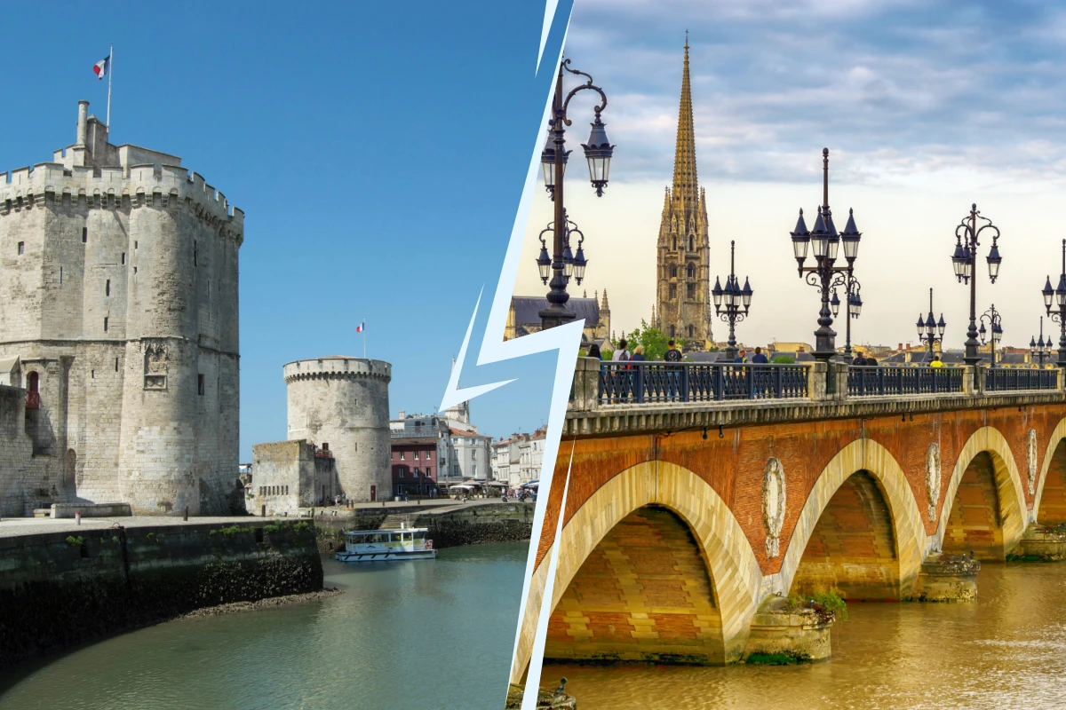 climat La Rochelle vs Bordeaux
