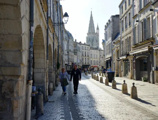rue du centre-ville de La Rochelle