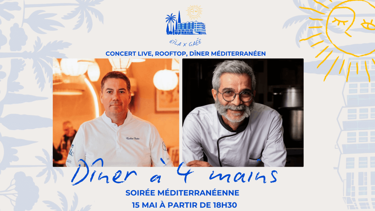 Soirée Méditerranéenne : Dîner à 4 mains avec les chefs Carlos Foito et Hervé Holderbaum