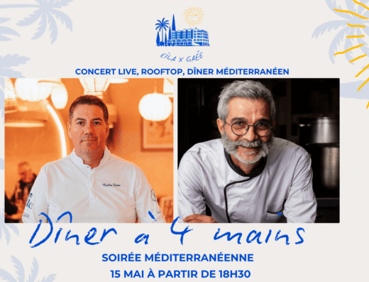Soirée Méditerranéenne : Dîner à 4 mains avec les chefs Carlos Foito et Hervé Holderbaum
