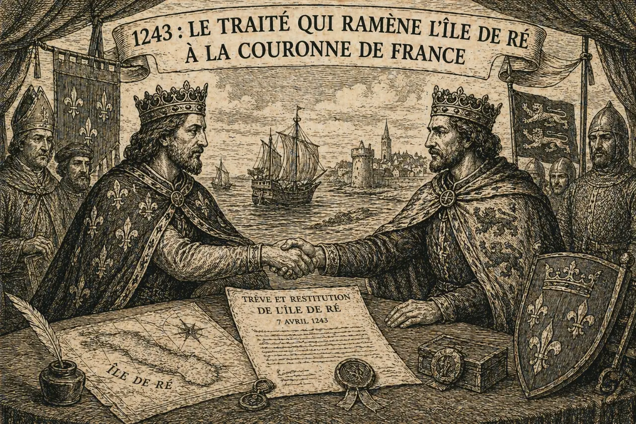 illustration du traité de 1243 - île de Ré