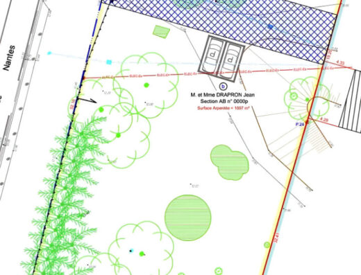 Terrain constructible de 1597 m2 – sainte-soulle