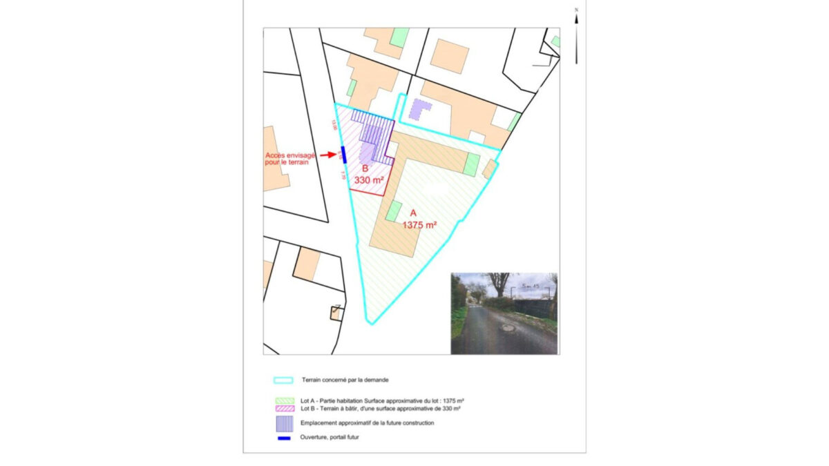 Terrain Constructible de 330 m2 — photo 2/2