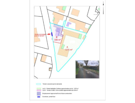 Terrain Constructible de 330 m2
