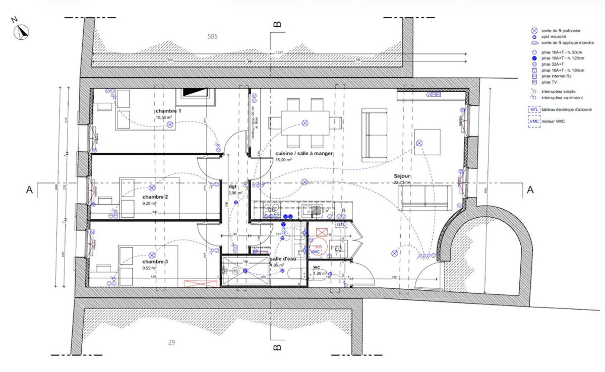 Appartement La Rochelle 4 pièce(s) 78 m2 — photo 3/8