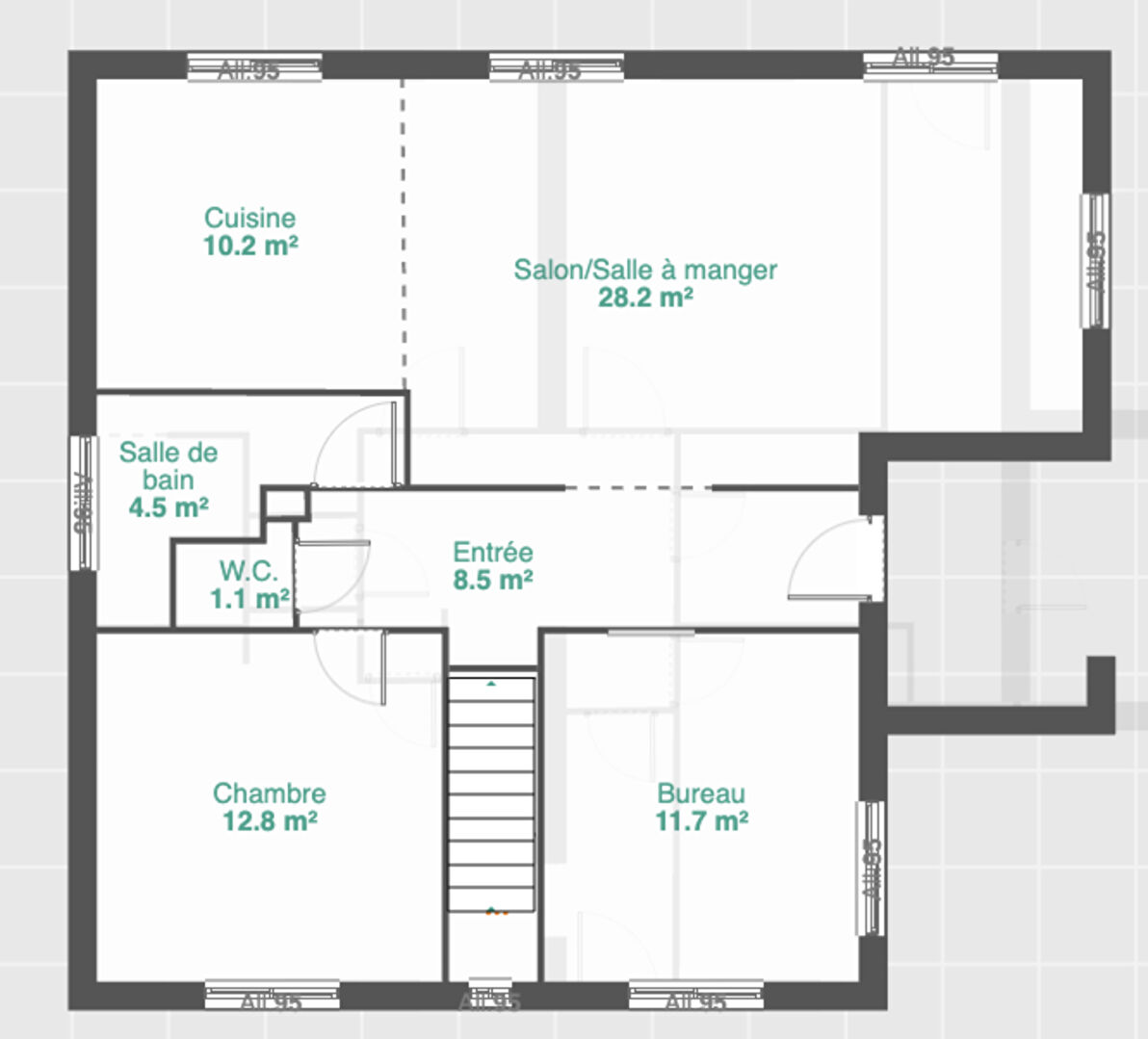 Maison Sainte Soulle 5 pièce(s) – 4 chambres & bureau – 1400 m2 de parcelle — photo 3/8