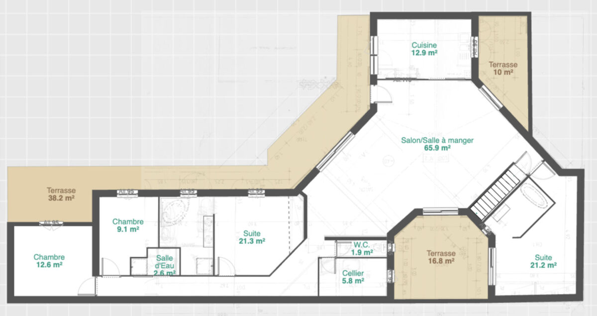 Maison Rivedoux Plage 6 pièce(s) 150 m2 – 4 chambres – — photo 2/8